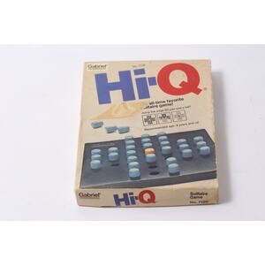 Gabriel Hi-Q Solitaire Game No 7120 Classic Peg-jumping Puzzle ~ 260202-WH 944